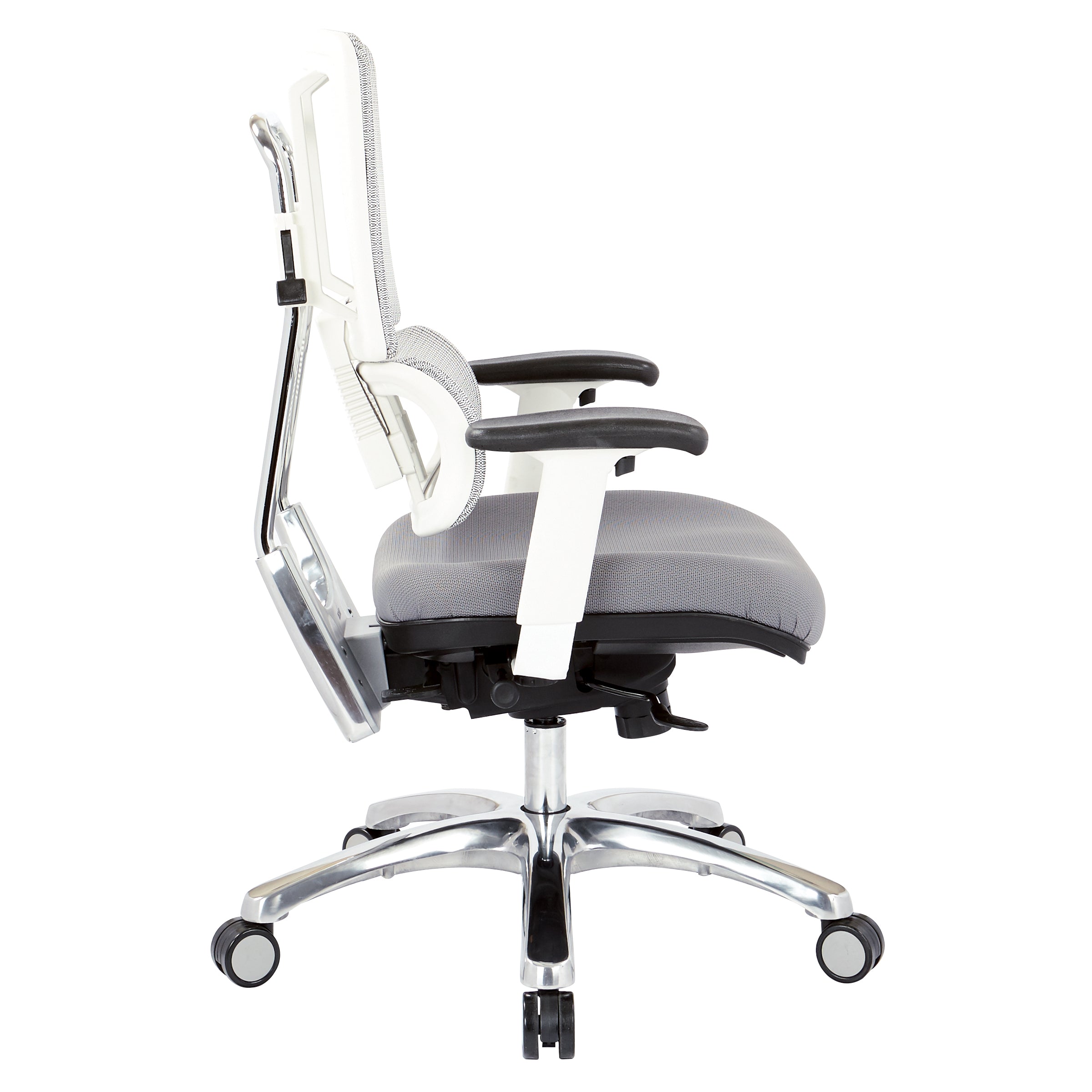 White Vertical Mesh Chair